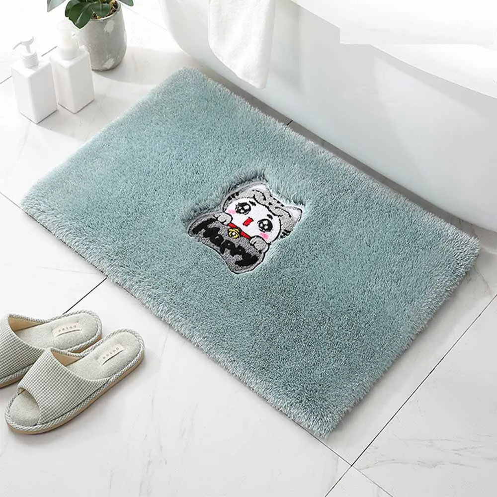 Luxury Bathroom Rug Mat, Extra Soft and Absorbent Microfiber Bath Rugs  Non-Slip