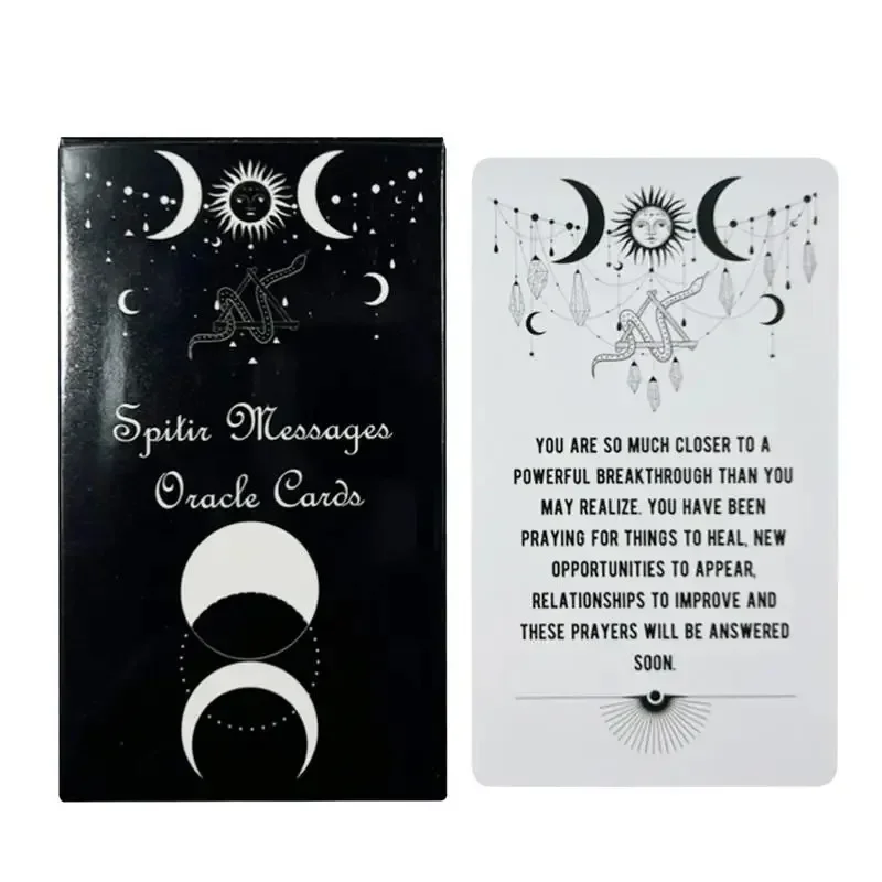 

Spirit Message Oracle Cards A 54 Tarot Cards English Version For Fortune-telling Party Board Game Card Deck Divination Fate