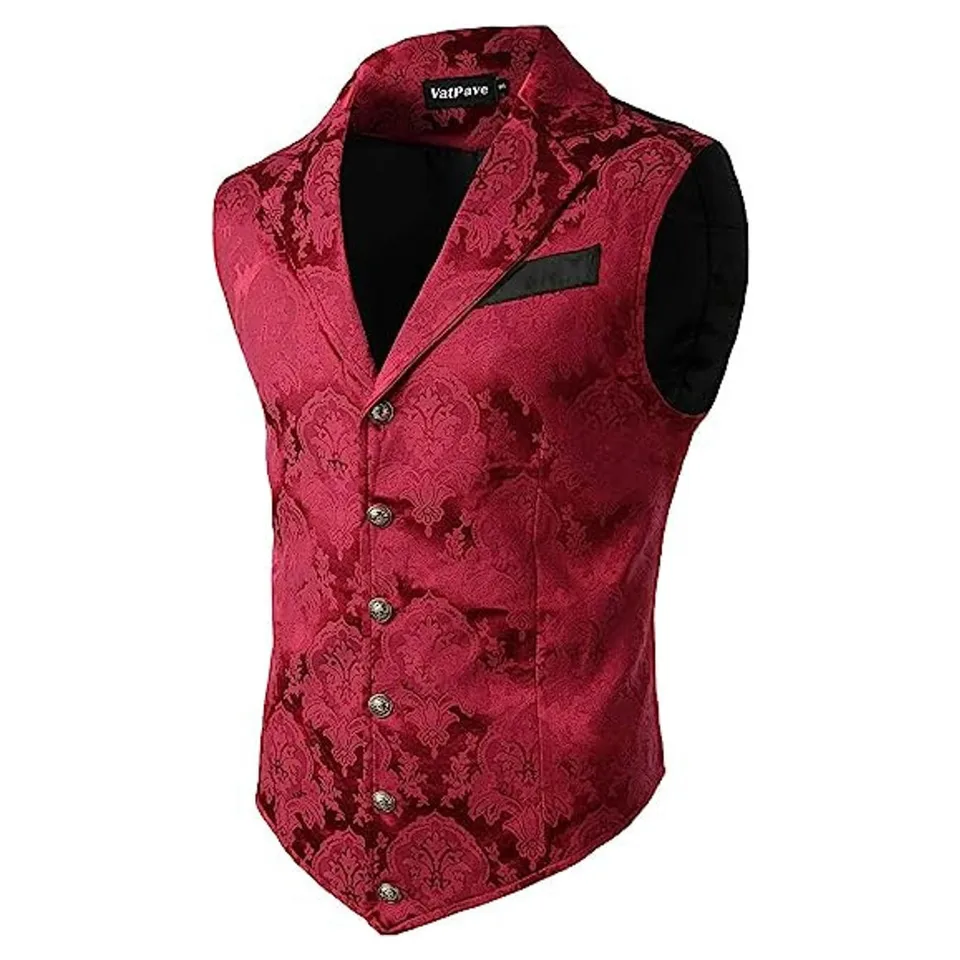 Men's Vintage Victorian Steampunk Style Vest
