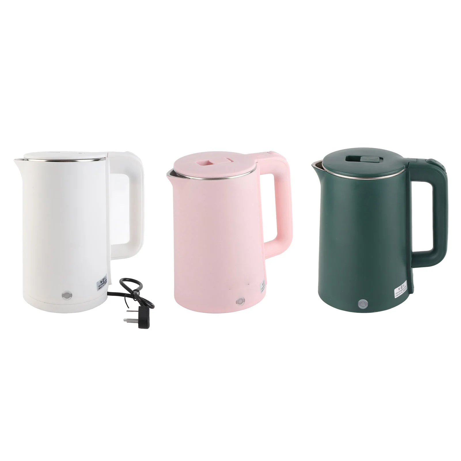 2.3L Electric Kettle Stainless Steel Double Layer Anti Sclading Automatic Power Off Electric Water Boiler for Home 220V 1