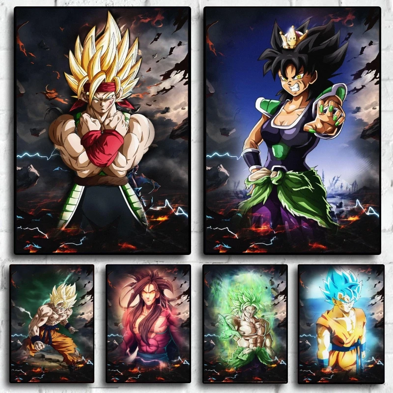 

Anime Posters Prints Dragon Ball Goku Modern Home Hanging Wall Art Cartoon Character Picture Comics Pictures Christmas Gifts