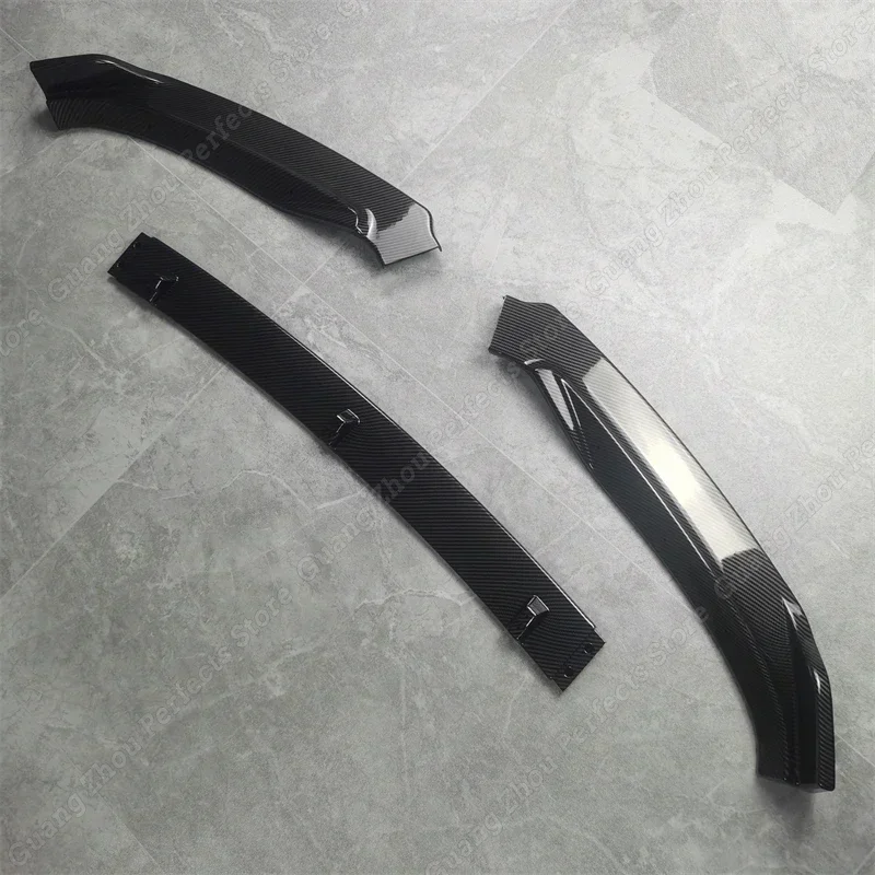 For VW Passat B8 2014 2015 2016 2017 2018 2019  Front Bumper Lip Splitter Spoiler Protector Body Kit Car Accessories Gloss Black