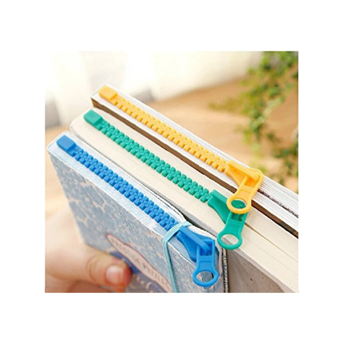 Segnalibro Creativo con Cerniera, Blocco Note per Appunti, Clip per Segnare Pagine di Libri per Studenti - immagine 2