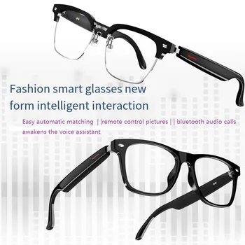 Occhiali intelligenti Bluetooth con regolazione automatica Auricolare Bluetooth wireless Occhiali da sole anti luce blu Uomo Donna Impermeabile