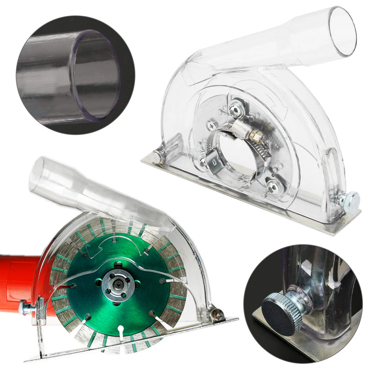 Durable Angle Grinder Guard with Dust Extractor for 4 5 Inch Grinders
