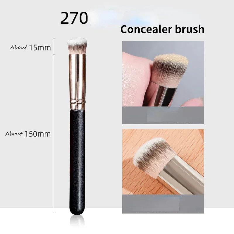 Makeup Brush Set Makeup Brush Makeup Tool Set Makeup Tool 1 Pc Professional Makeup Brushes Set High-End Foundation Concealer Contour Blending Beauty Cosmetic Brush Frosted Wooden Handle
