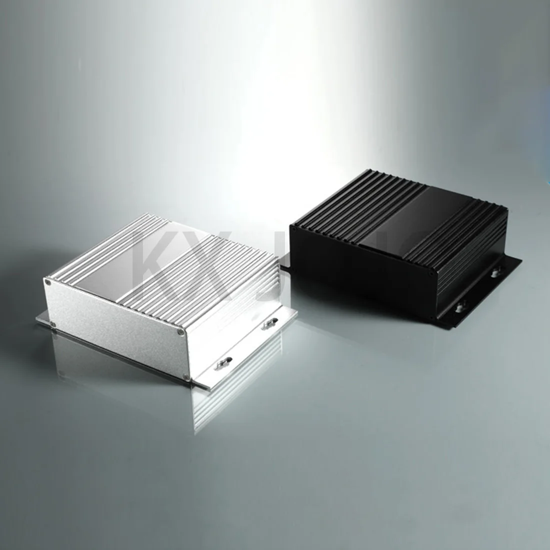 Aluminum Enclosure 147*41*100/150/155mm Split Box Waterproof Type Case Electronic Box DIY Power Housing Instrument Silver/Black electronic enclosure case electrical box
