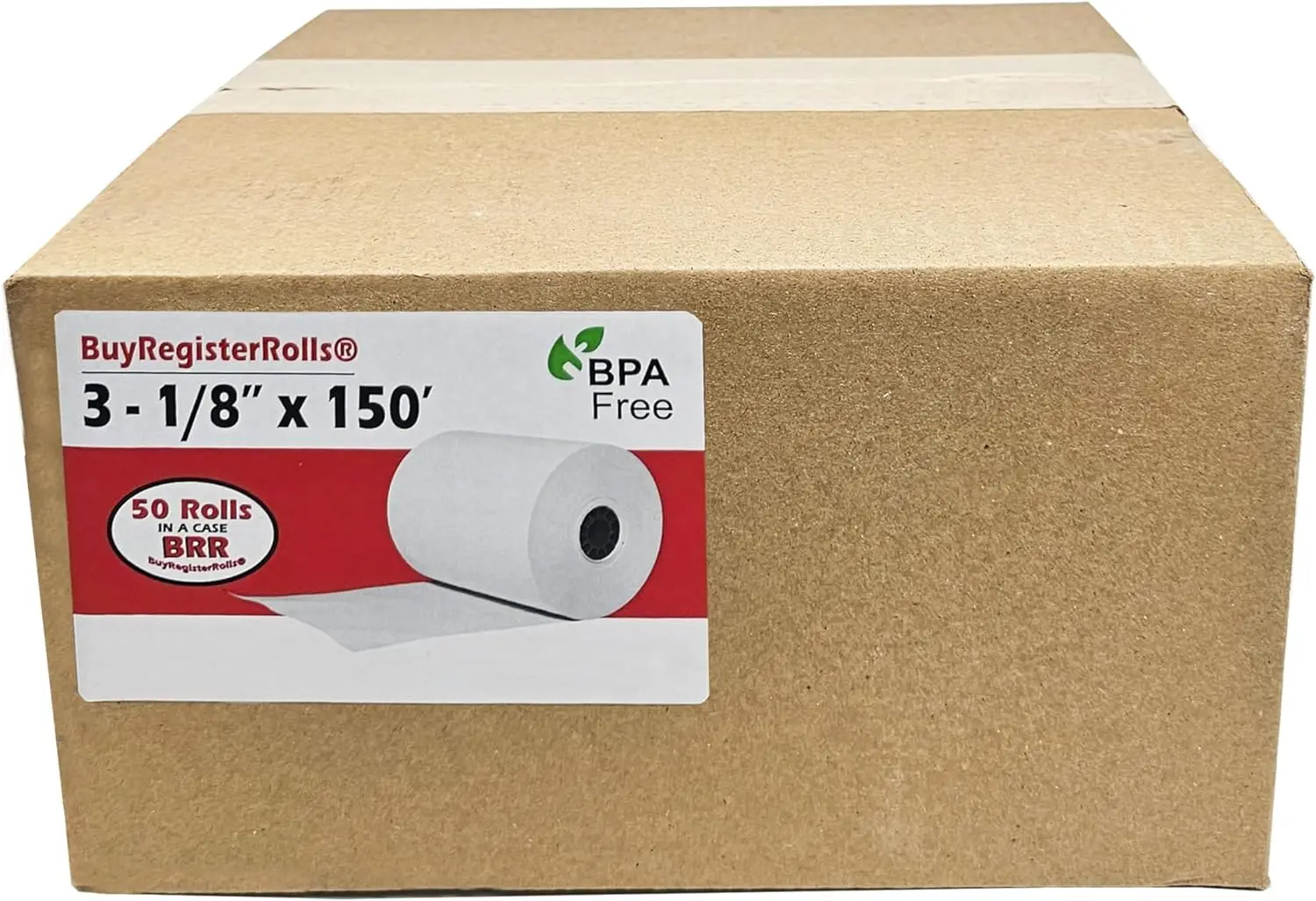 (50 Rolls) 3 1/8 x 150 Thermal Paper Receipt Rolls fits all Clover 55 GSM POS Cash Register Printers SCP700 TSP100 TSP300 TSP400