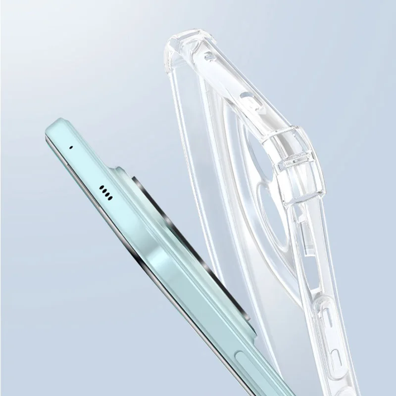 Transparent Crystal Soft Case - Clear TPU Shockproof Coque Back Cover
