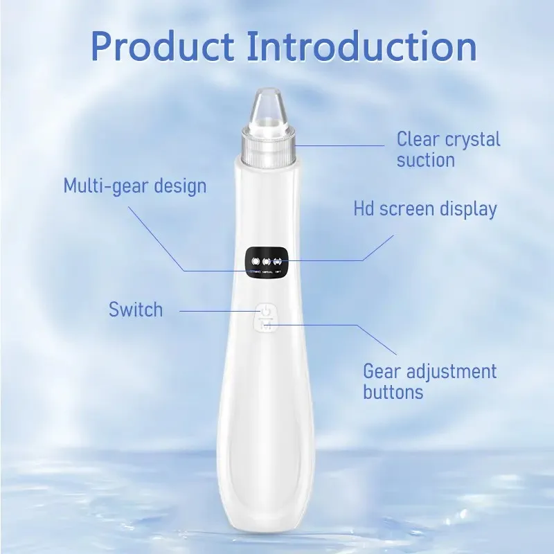 Electric Blackhead Remover 3 Suction Mode Face Cleansing Beauty Machine Pore Vacuum Blackhead Dead Skin Removal Skin Care Tool