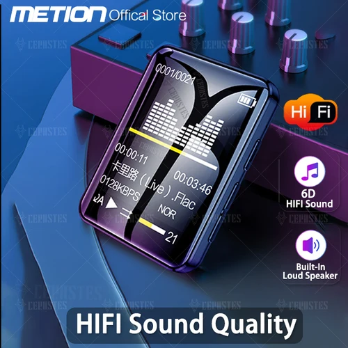 새로운 MP3 플레이어 블루투스 2023 전체 화면 워크맨 휴대용 스포츠 음악 플레이어, Mp4 비디오 플레이어 FM/전자 책/레코더 Mp3, 5.0 3