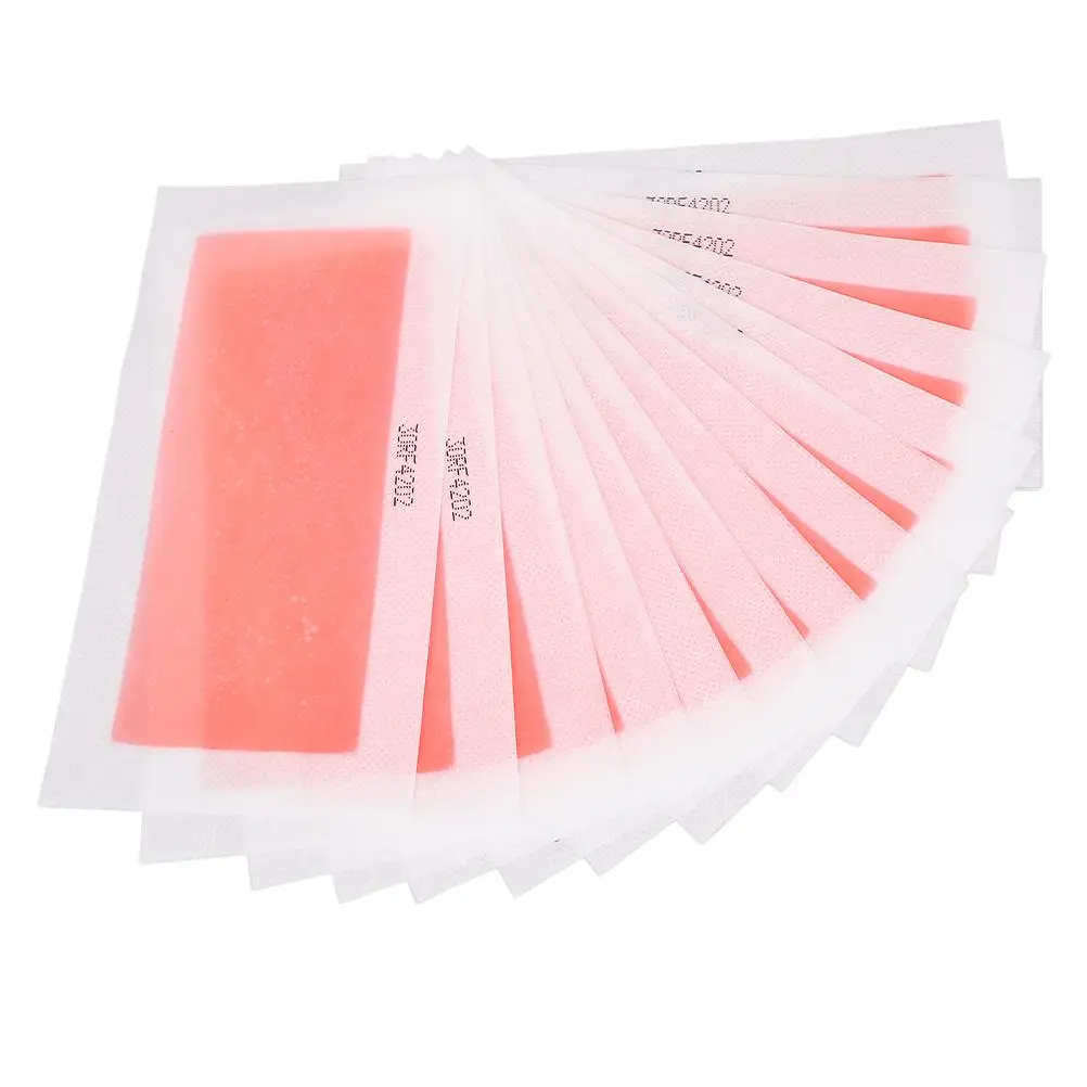 25 Pcs Wax Paper Strips for Waxing Removal Women Depilatory Cream Small Stencil Body