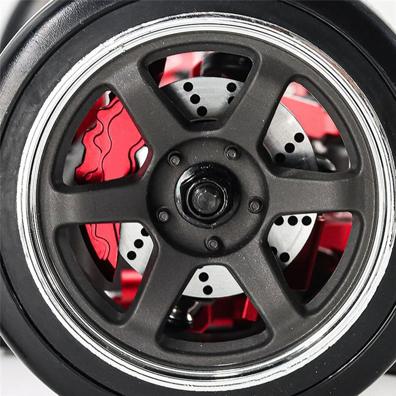 Bromshjul och aluminiumslyft för 1/10 Traxxas 4-TEC Drift Ford Mustang RC