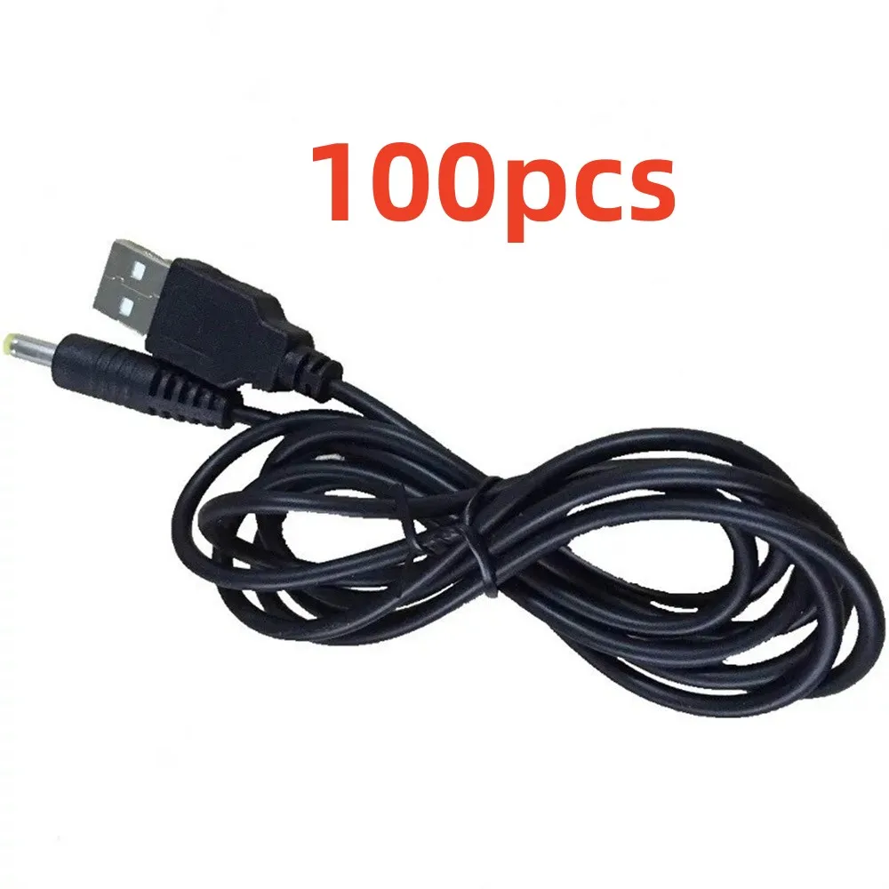 

100 шт. штекер USB к разъему постоянного тока 4,0x1,7 мм, 5 В, зарядный кабель питания, шнур для Sony PSP 1000/2000/3000