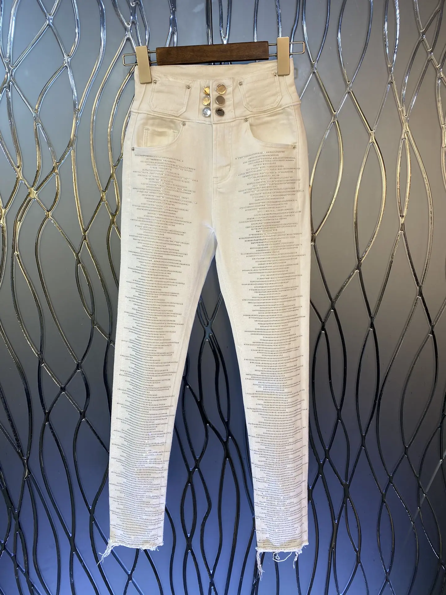 

2023 Autumn/Winter Fashion New Women's Clothing High Waist Jeans 0912