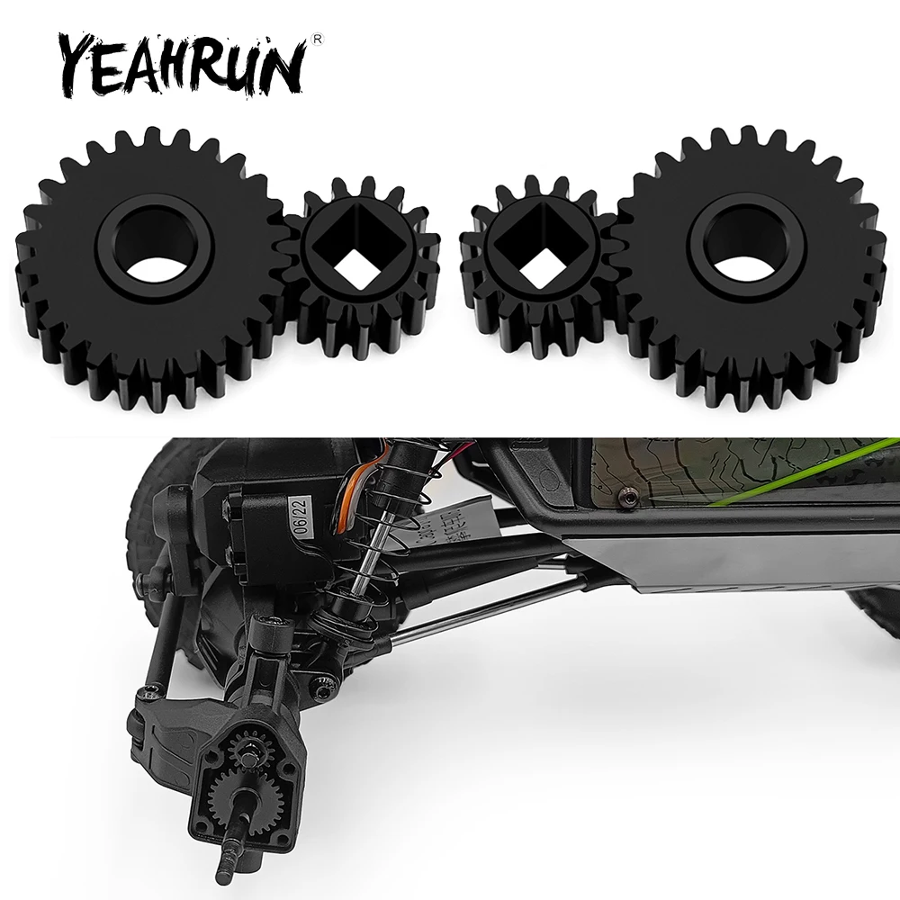 

YEAHRUN 1 комплект стальной мост Шестерни 26 + 15T для осевого UTB18 каприа 4WD неограниченная тропа 1/18 Радиоуправляемый Багги машина грузовик модельные детали