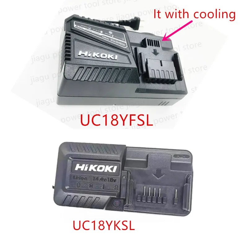 AC220-240V Charger HIKOKI UC18YFSL for HITACHI UC18YKSL BSL1420 BSL1430 BLS1440 BSL1450 BSL1815 BSL1820 BSL1830 BSL1840