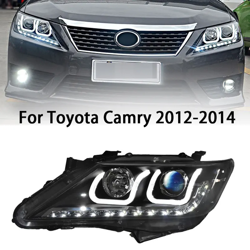 Car-Styling-Headlights-for-Toyota-Camry-2012-2014-LED-Headlight-DRL ...