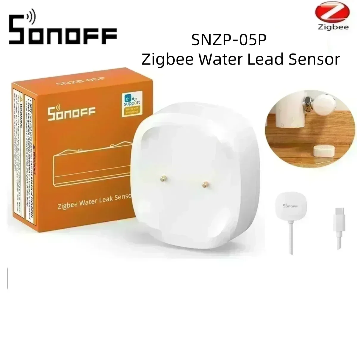 SONOFF SNZB1P/2P/3P/4P SNZB-05P Zigbee 누수 센서 ZbminiL2 SNZB-02D Zigbee 도어 윈도우 센서 온도 습도 센서
