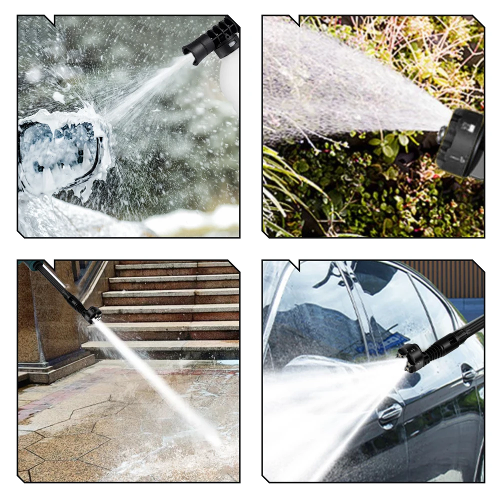 NEWBENY 200Bar Cordless Pressure Washer Gun 6