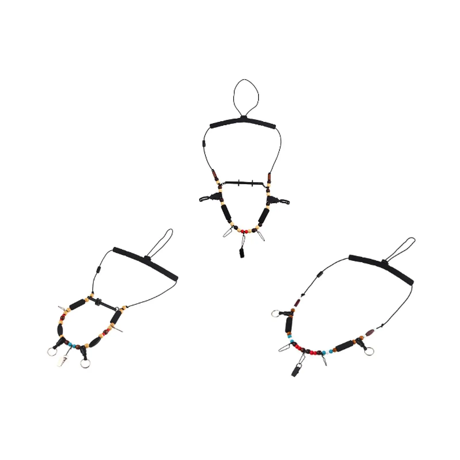 Fly Fishing Lanyard Portable Adjustable Hanging Necklace Organizer Neck Strap Angling Necklace Fly Fishing Necklace Tool