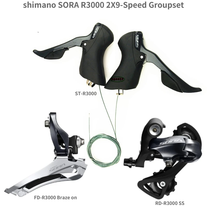 shimano R3000 Groupset ST+FD+RD Front Derailleur REAR DERAILLEUR