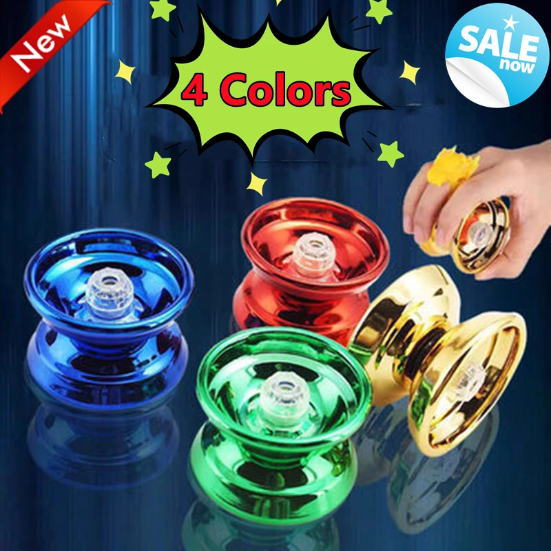 4 Color Professional Aluminum Metal Yoyo for Kids and Beginners Metal
