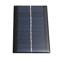 Mini panneau solaire 6V 100MA 1W, chargeur solaire, chargeurs de batterie/cellules solaires, panneaux solaires portables pour téléphone portable, jouet solaire DIY 2