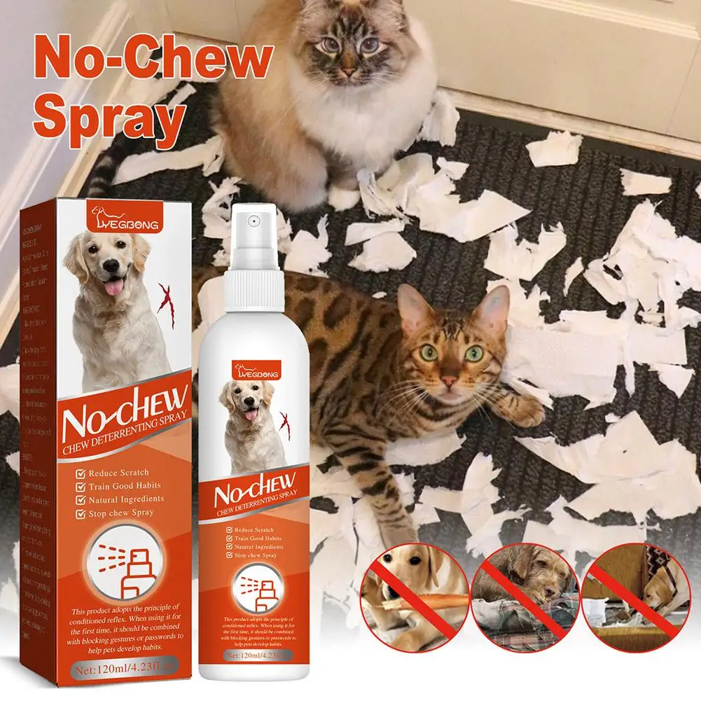Pet Anti-Chew Bitterness Spray dog effective training Pets aid Training Behavior spray 50ml Bitter R0A7