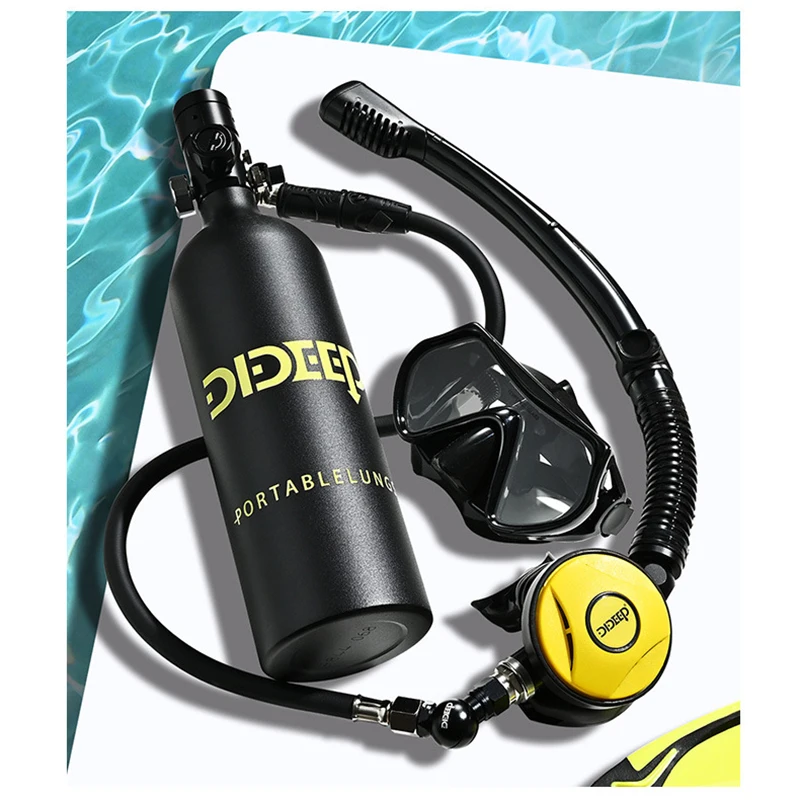 1L Mini Scuba Oxygen Tank Diving Cylinder Dive Respirator for Snorkeling Breath Bucear buceo Diving Equipment