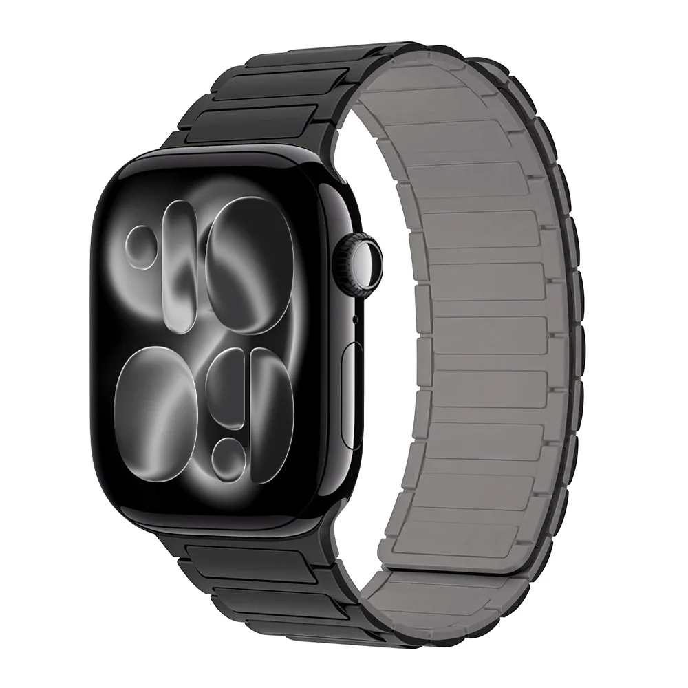 Magnetic Link Bracelet for Apple Watch - Elegant and Secure Strap
