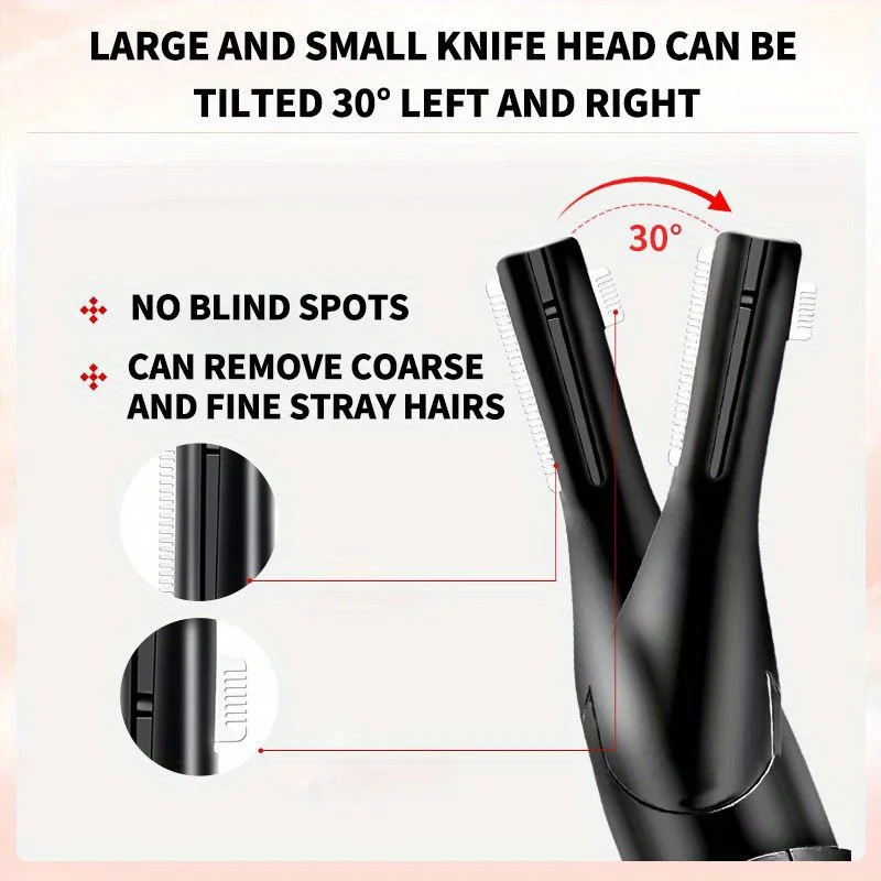 Electric Eyebrow Trimmer for Women Hair Shaver Facial Hair Remover Comb Suitable for Leg Arms Etc eyebrow trimmer set eyebrow trimmer hair shaver facial hair remover hair remover eyebrow trimmer blade face shaver