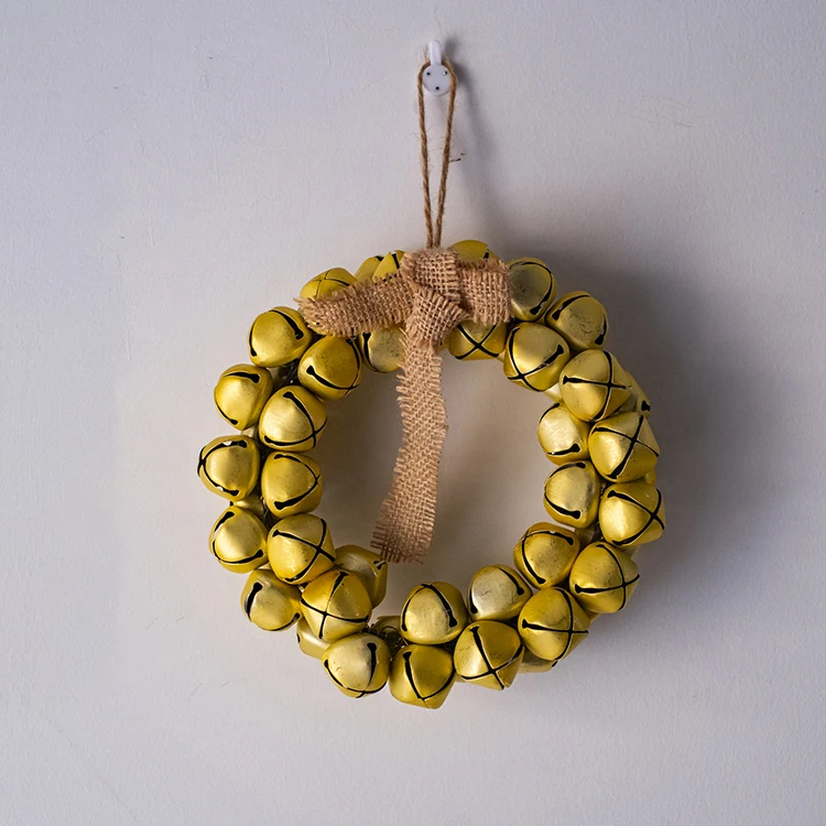 thumbnail image 1 of 2023 Retro Metal Bells Garland Wind Chimes String Christmas Decoration Hanging Home Room Holiday Novelties Wreath Ornaments, 1 of 5
