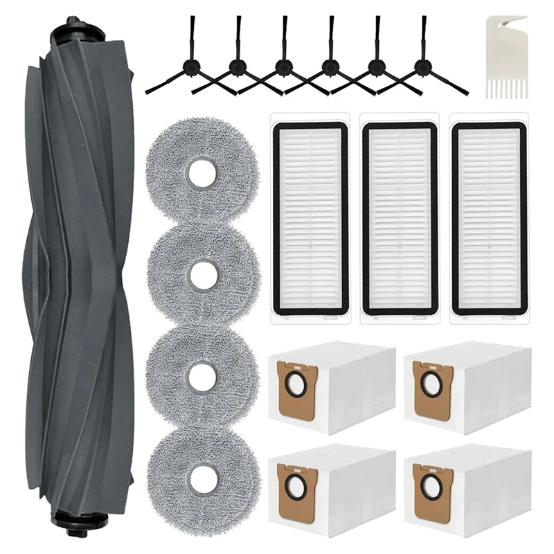 

Accessories Kit For Dreame L20 Ultra Robot Vacuum Replacement Main Side Brush Hepa Filters Mop Cloth Dust Bags