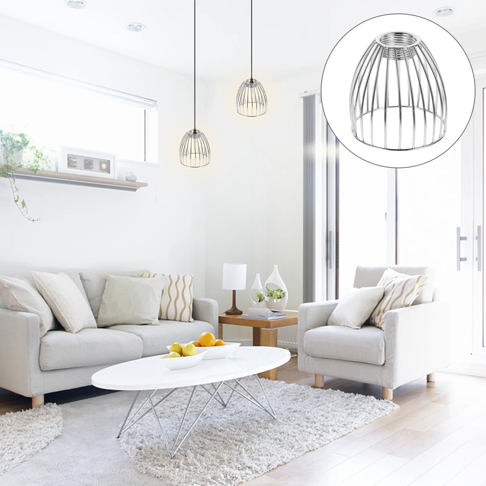 

Creative Mini Birdcage Design Lamp Shade Hollow Light Cover Creative Light Shade