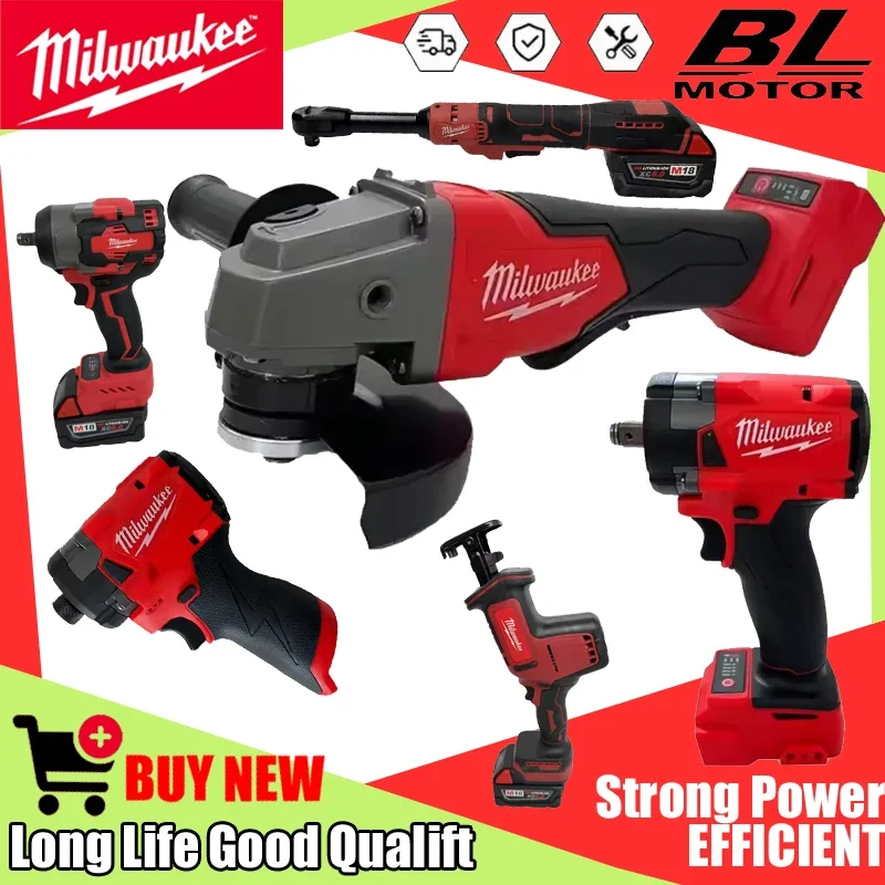 Milwaukee 18V Cordless Tools: Impact Wrench, Drill, Grinder, Blower, Ratchet Wrench & Rangefinder, Fits M18 Lithium Battery - AliExpress 1420
