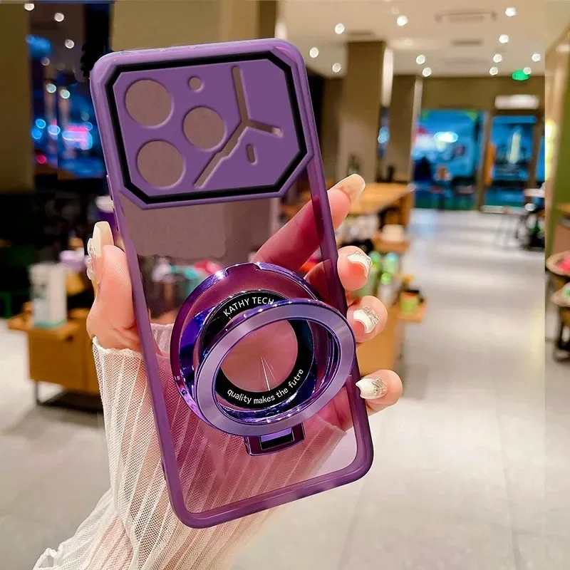 حافظة شفافة قابلة للامتصاص ضعيفة لهاتف Tecno Spark...