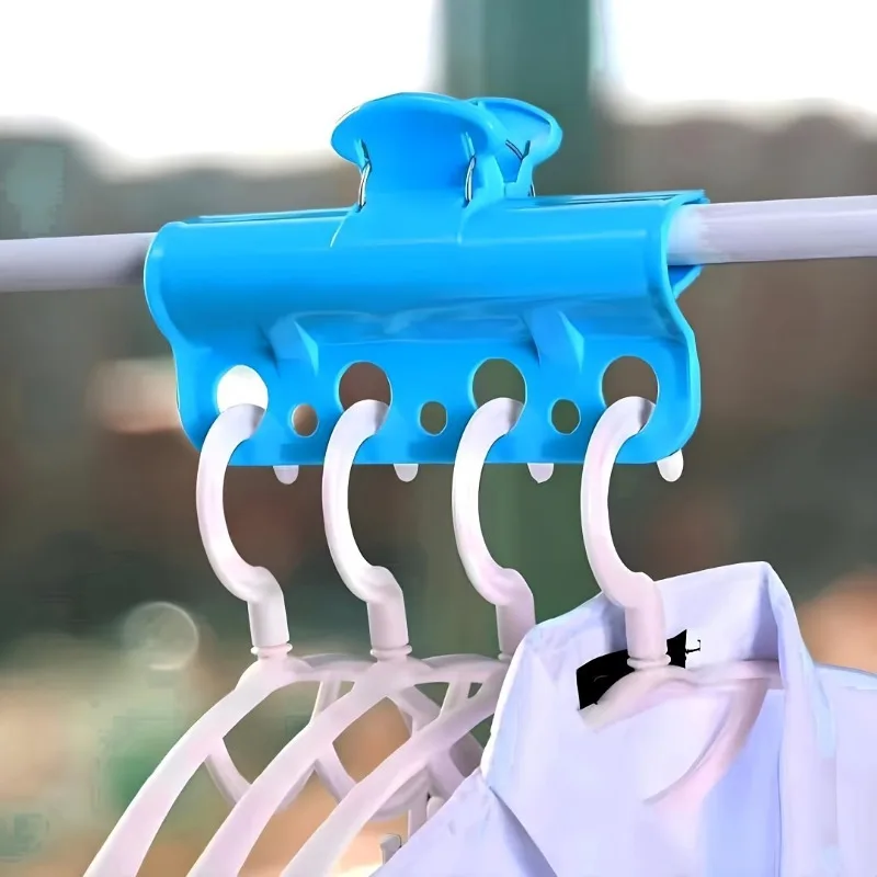 1pc  Windproof Large Clip Drying Rod Buckle, Windproof Clip for Clothes Hanger, Clothes Pole Fixing Clip for Clothesline Pole