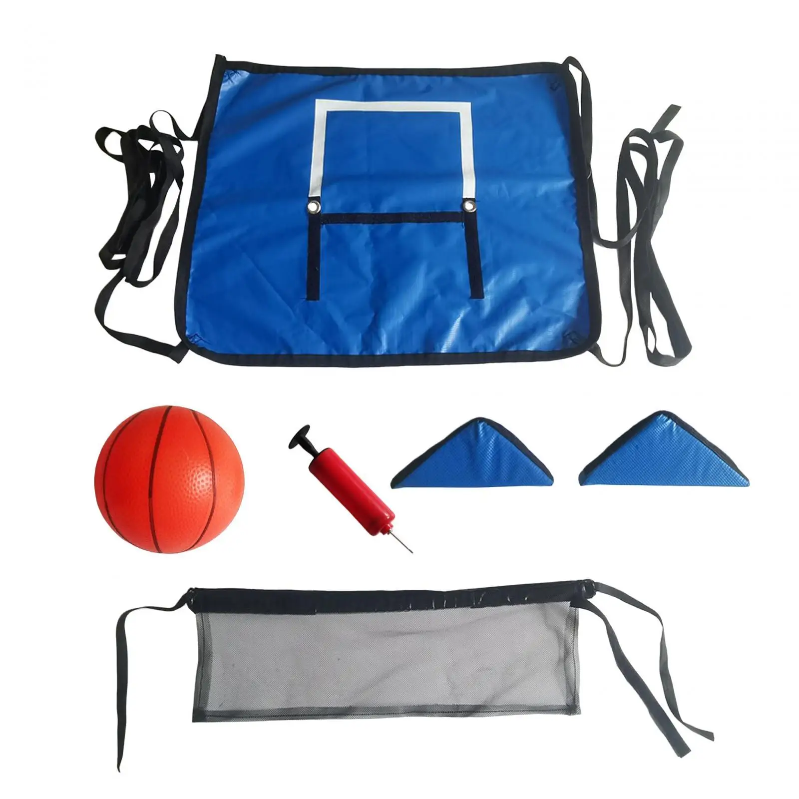 

Mini Trampoline Basketball Hoop for Kids Sturdy for Kids Adults with Pump and Mini Ball Trampoline Accessory for All Ages