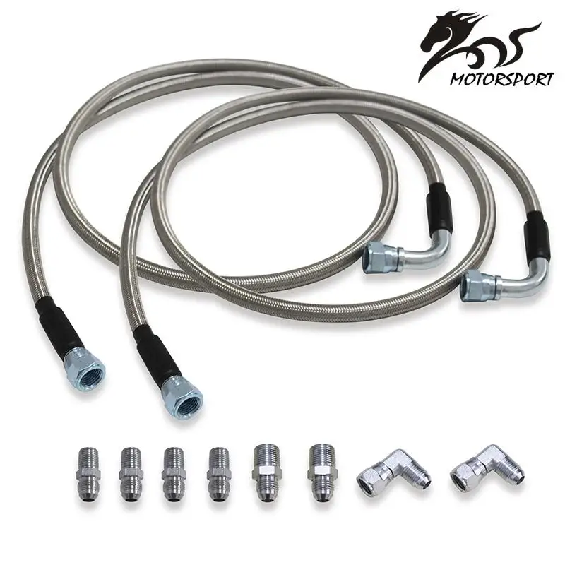 Raccordi Per Tubi Flessibili Di Raffreddamento Con Trasmissione Intrecciata Ss Per Th350 700R4 Th400 52 & Quot- Yx03279