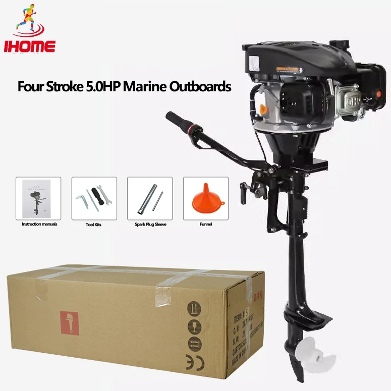 Fourstroke5HpAircooledAssaultBoatOutboardsTrailerMarine