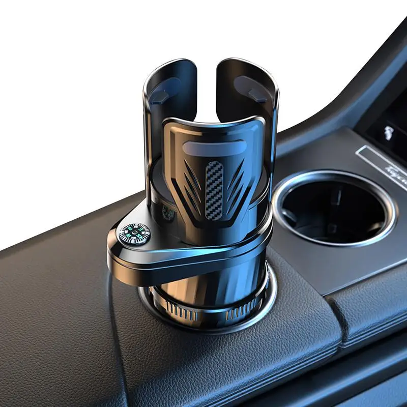

Dual Cup Holder For Car 2 In 1 Multifunctional Car Cup Holder Expander Adapter Car Accessories All Purpose Car Cup Holders And