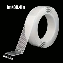 Premium Heavy Duty Transparent Nano Adhesive Tape - Extra - Strong, Waterproof, Removable Mounting Solution (20mm x 1m - 1 Roll)