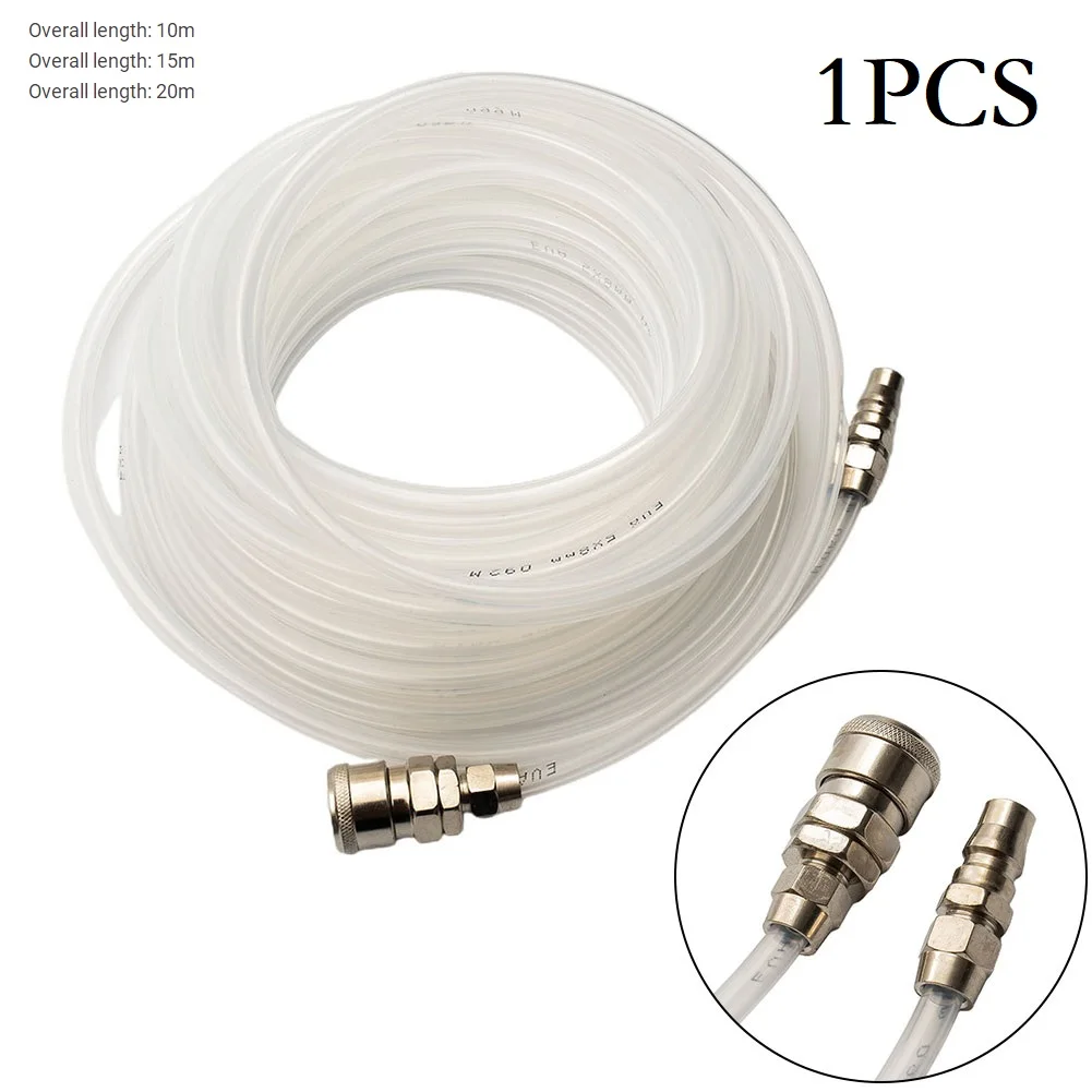 Pneumatic Air Compressor Hose with Quick Connector and Multitool Accessories
