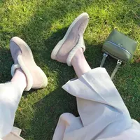 Fur Loafers  Flat Shoes  Women's Suede Slippers  2025 Quality Casual Shoes  Women's Winter Wool Snow Boots - Image 3