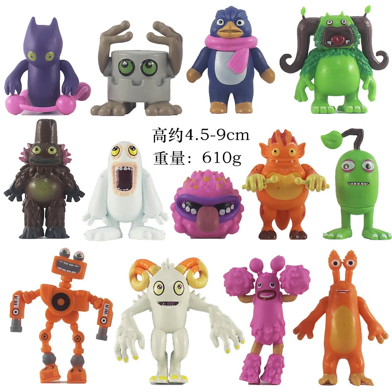 

My Singing Monster Figure Set Toy Singing Monsters Figurines Plastic Toys Doll Figuras Wubbox Action Figures Maw Christmas Gift