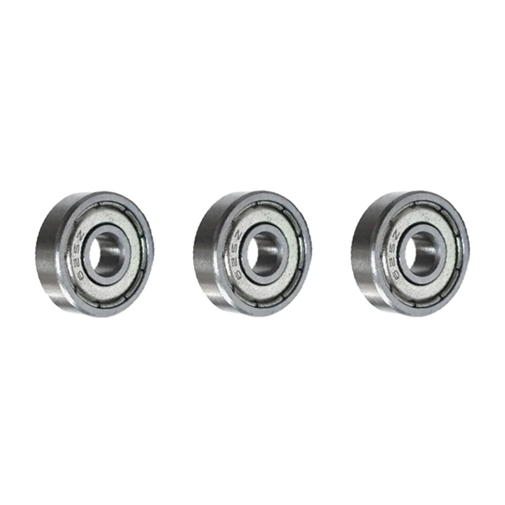 10pcs Miniature Ball Bearing 5x16x5mm 625ZZ Small Bearing Deep Groove Silent Small Bearing Carbon Steel for Skateboard Scooter