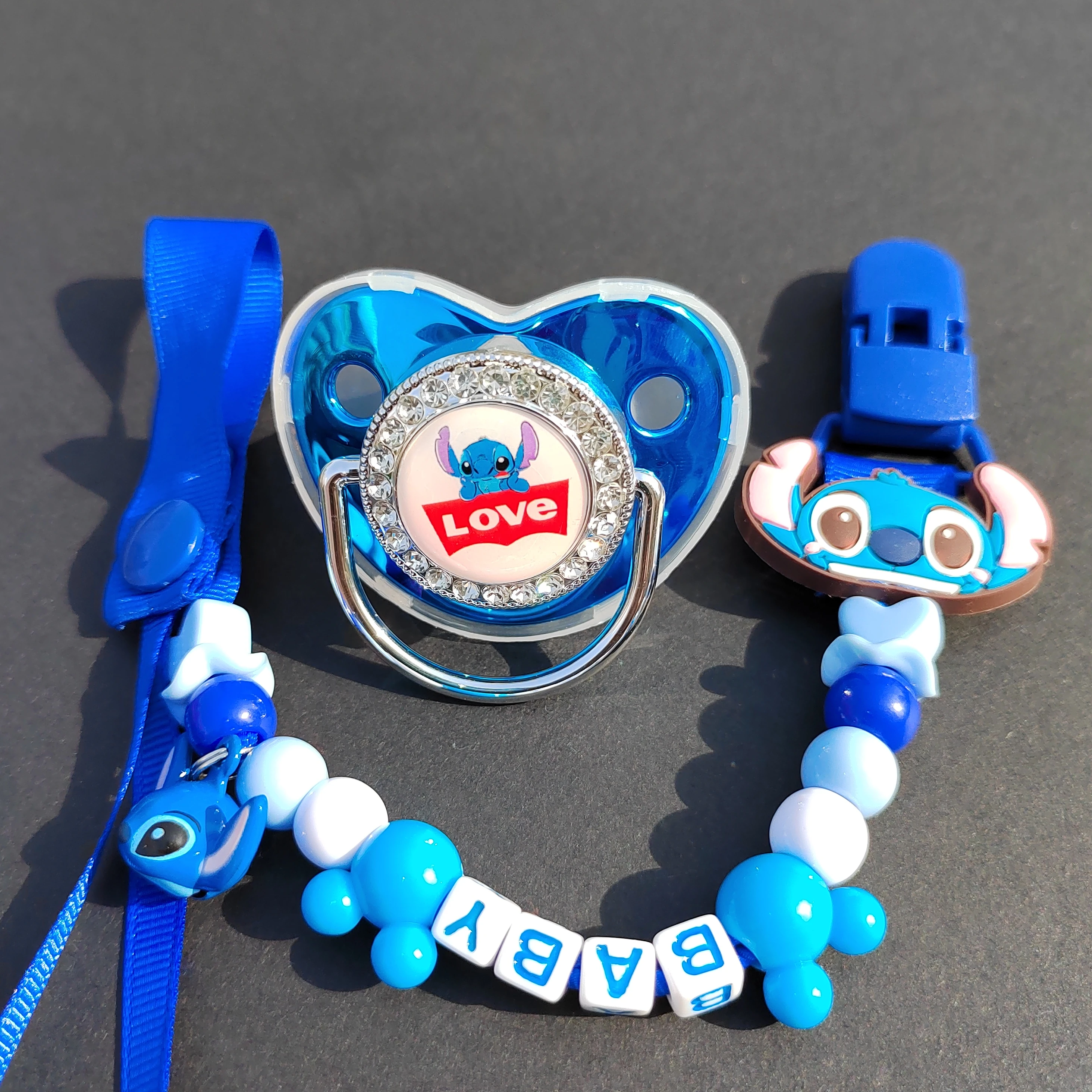 Bling Baby Pacifier Gifts Baby Pacifiers Disney Stitch Baby