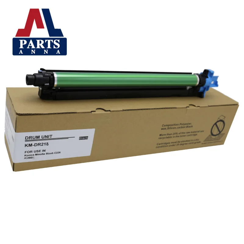 

1X DR218 черный барабанный картридж DR218, барабанный блок для Konica Minolta Bizhub C226i C286i C266i C227i C257i C287i