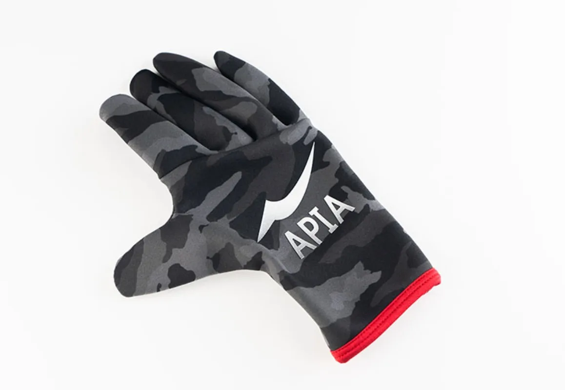 APIA Fishing Gloves for Men Three Fingers Cut Glove Warm Outdoor Gloves Autumn and Winter